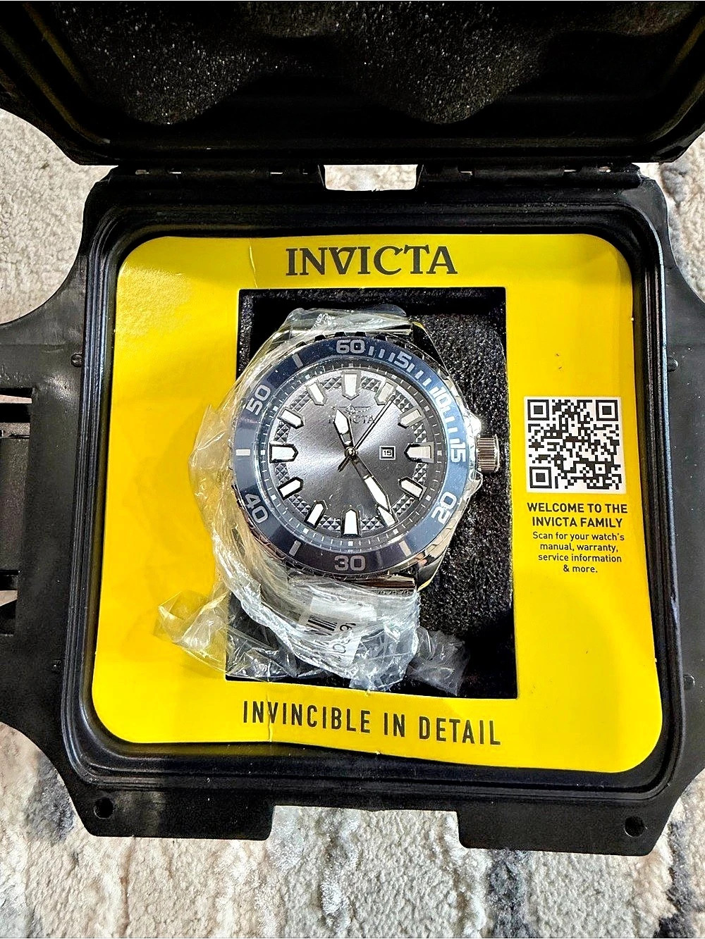 Invicta Pro Diver Velaforge Men's Watch 46901 Blue Steel Watch